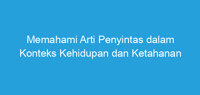 Memahami Arti Penyintas dalam Konteks Kehidupan dan Ketahanan